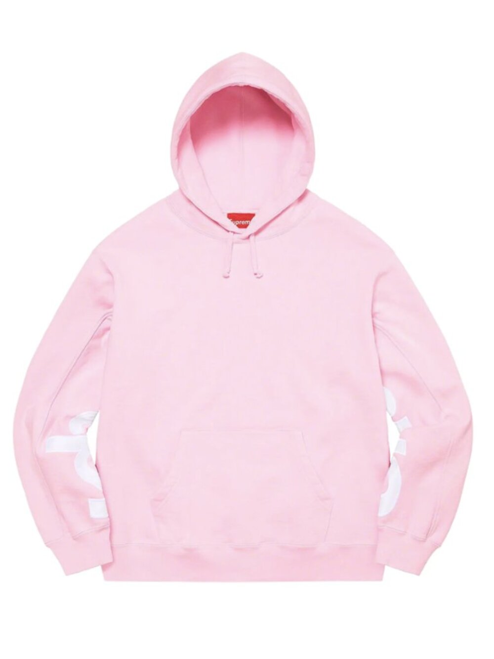 SUPREME Supreme Cropped Panels Hooded Sweatshirt 'Light Pink' (Size S)
